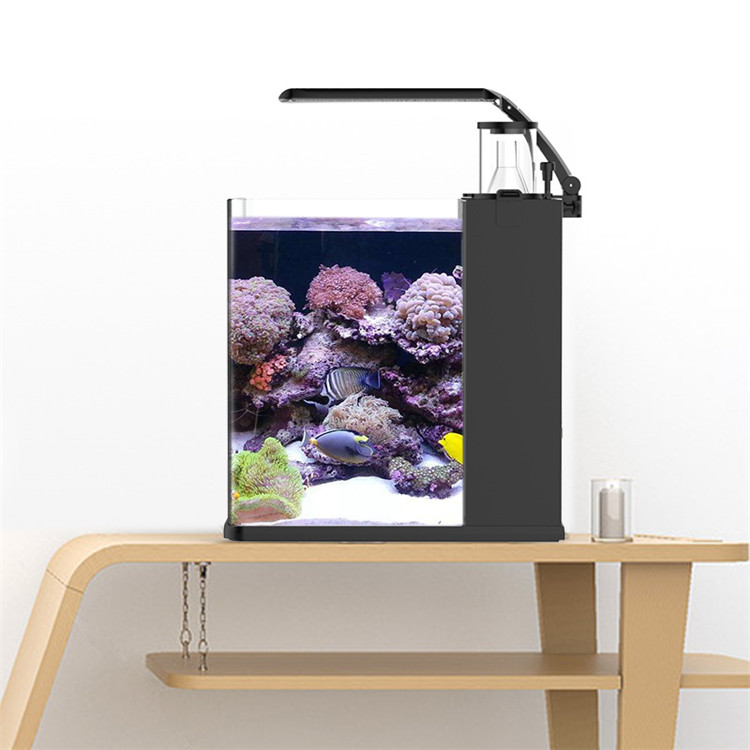 Marine Aquarium Cube - حوض سمك زجاجي فائق الوضوح من
