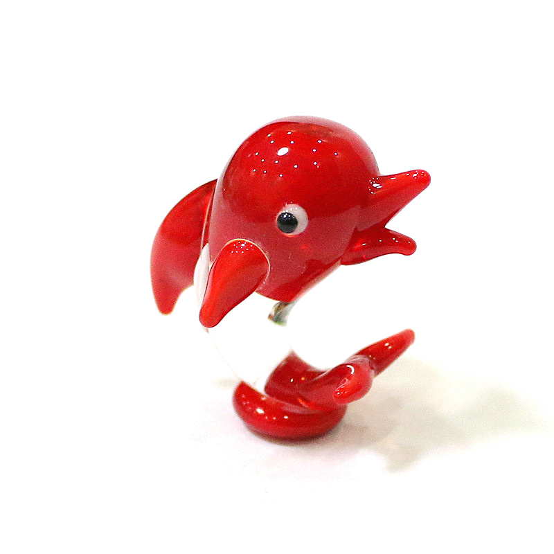 تمثال دولفين زجاجي صغير مصنوع  - مراجعة Marine Aquarium Home وسعره