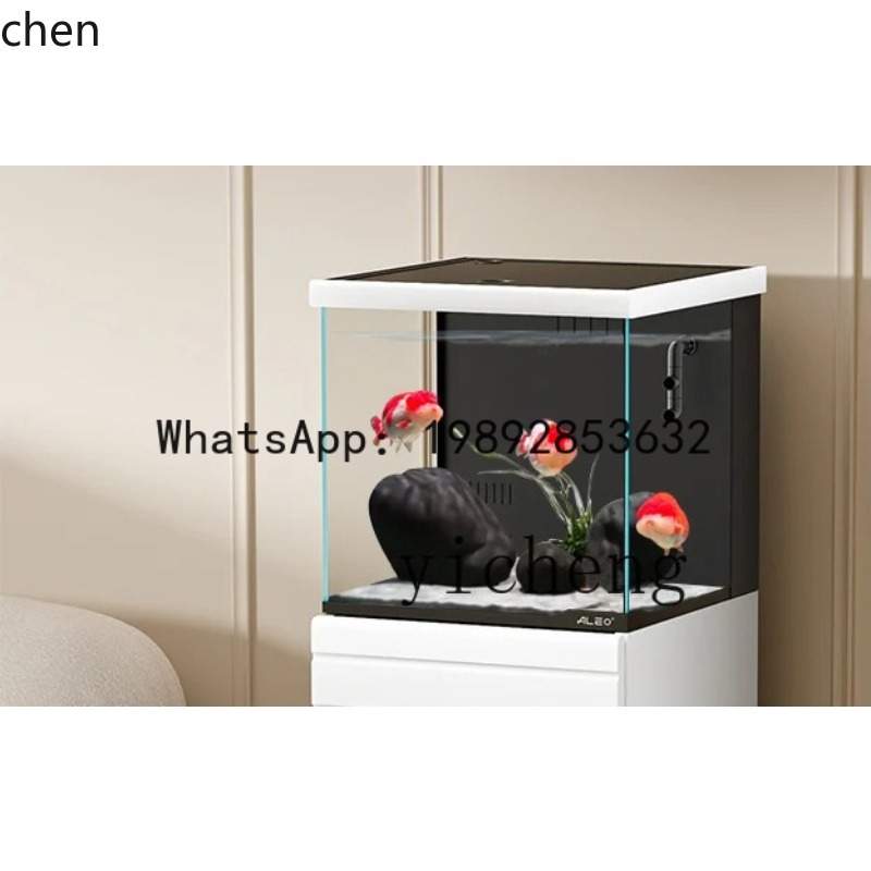 حوض سمك زجاجي فائق الوضوح لغرف - مراجعة Marine Aquarium Home وسعره