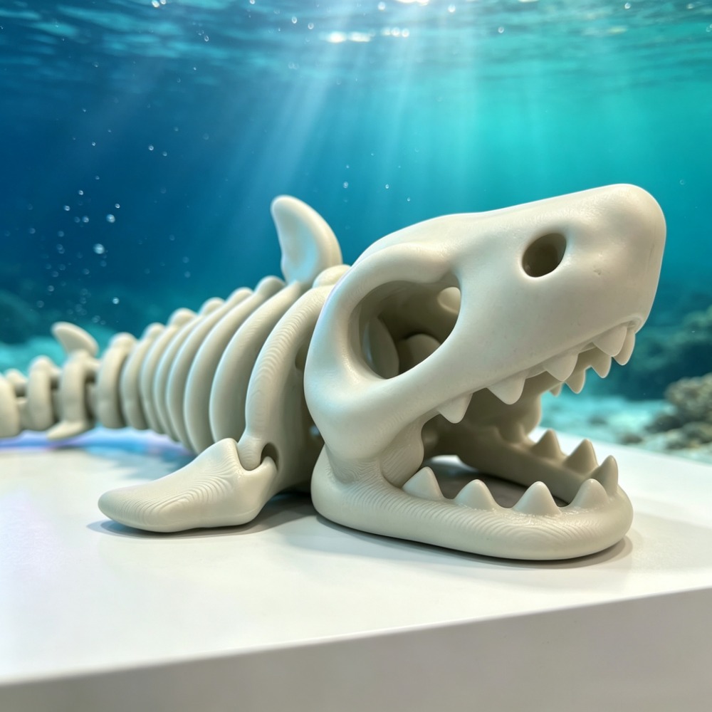 هيكل سمكة القرش للزينة في حوض  - مراجعة Marine Aquarium All In One وسعره