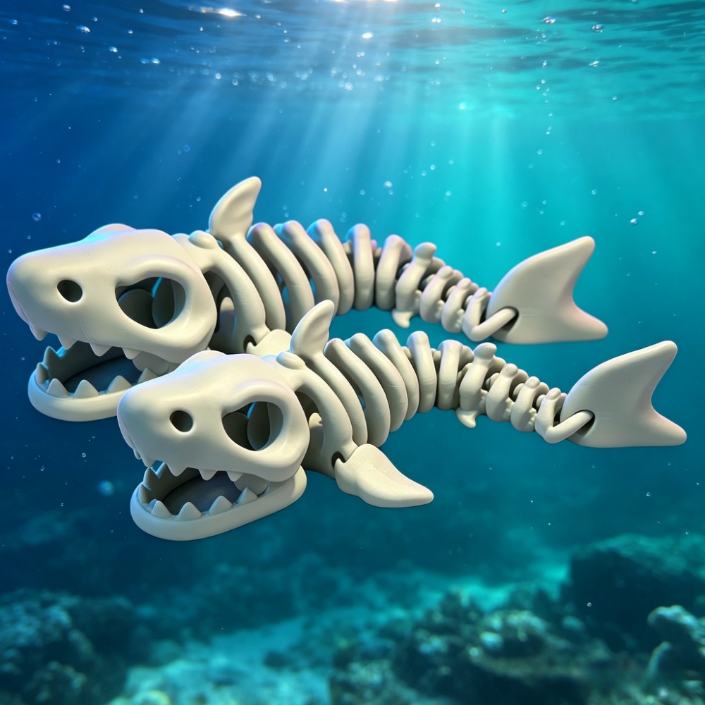 هيكل سمكة القرش للزينة في حوض  - مراجعة Marine Aquarium All In One وسعره