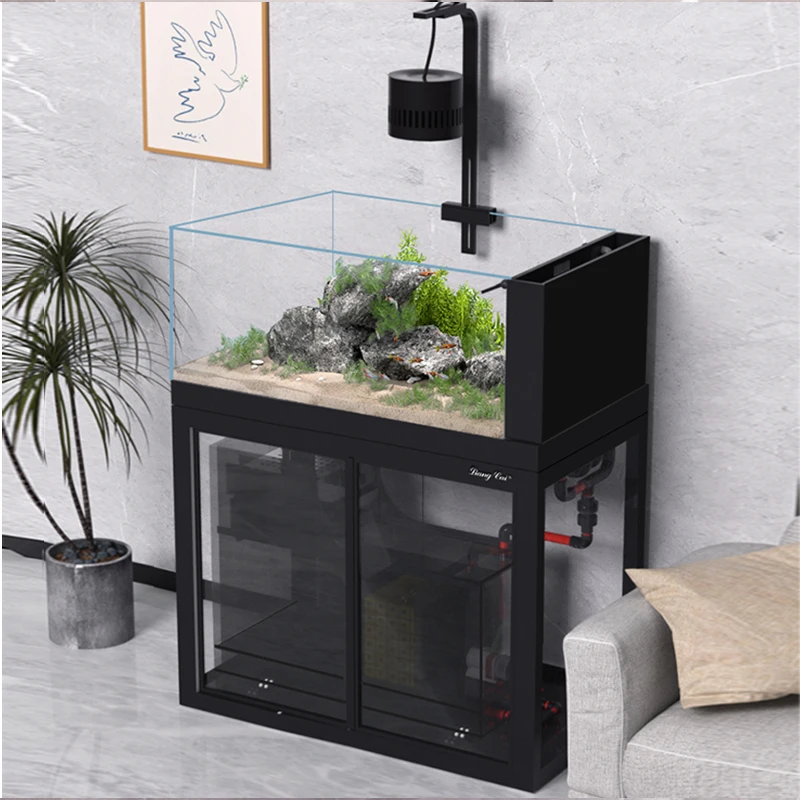 حوض أسماك زجاجي بدون إطار للمن - مراجعة Marine Aquarium Home وسعره