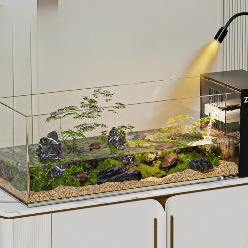 ‌ خزان حوض السمك السلحفاة - مو - مراجعة Marine Aquarium All In One وسعره