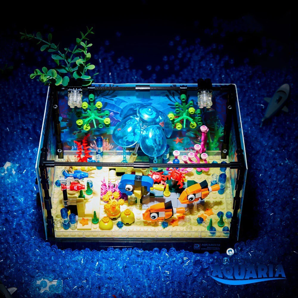 أفكار سلسلة حوض السمك الحيوانا - مراجعة Marine Aquarium Cube وسعره