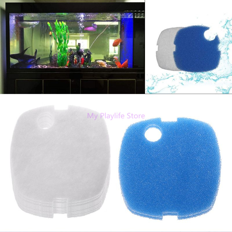 وسادات فلتر حوض السمك الإسفنج  - مراجعة Aquarium Blue Marine Reef 60 وسعره